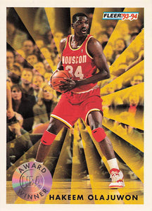 1993-94 Fleer Basketball Hakeem Olajuwon #230