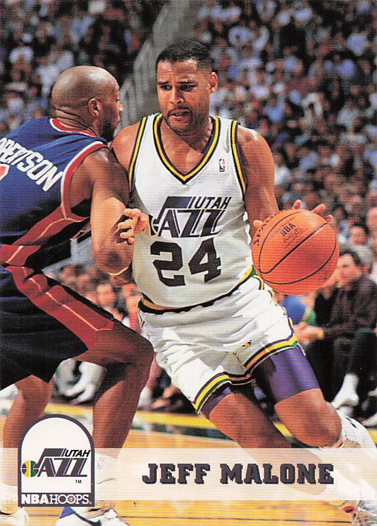 1993-94 Hoops Basketball Jeff Malone #217