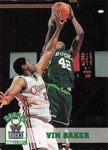 1993-94 Hoops Basketball Vin Baker #363 Rookie
