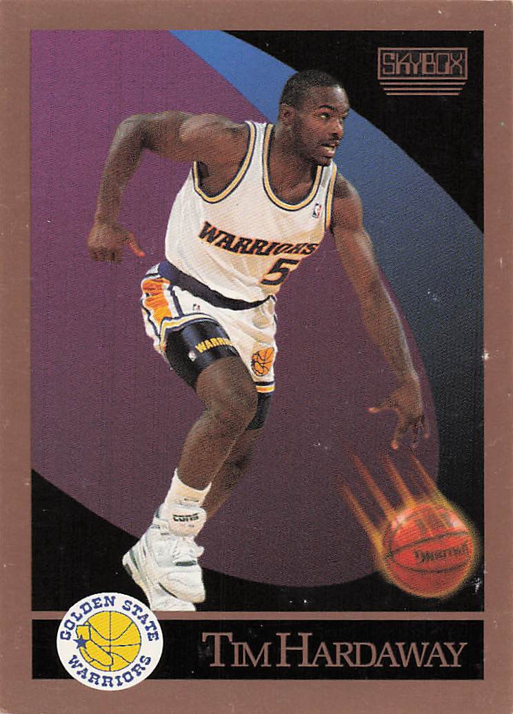 1990-91 SkyBox Basketball Tim Hardaway #95 Rookie