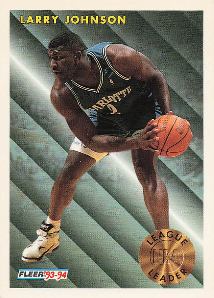 1993-94 Fleer Basketball Larry Johnson #223