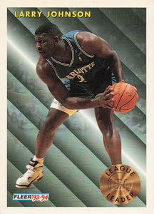 1993-94 Fleer Basketball Larry Johnson #223