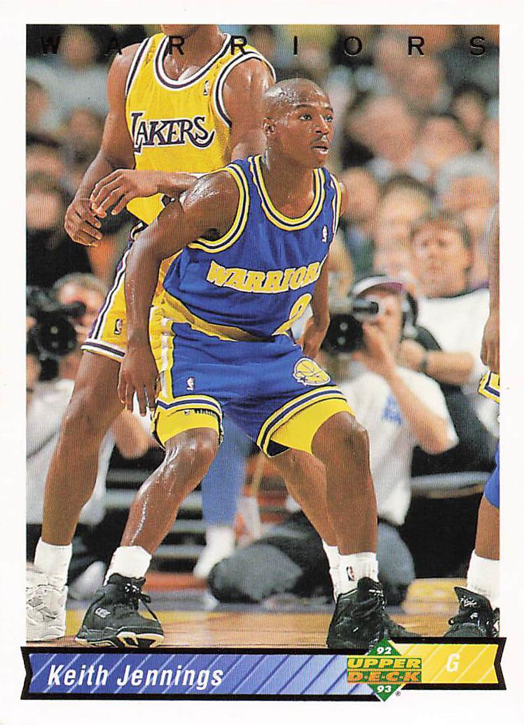 1992-93 Upper Deck Basketball Keith Jennings #410 Rookie