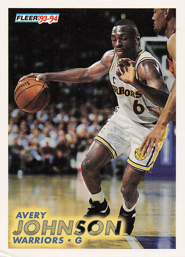 1993-94 Fleer Basketball Avery Johnson #291