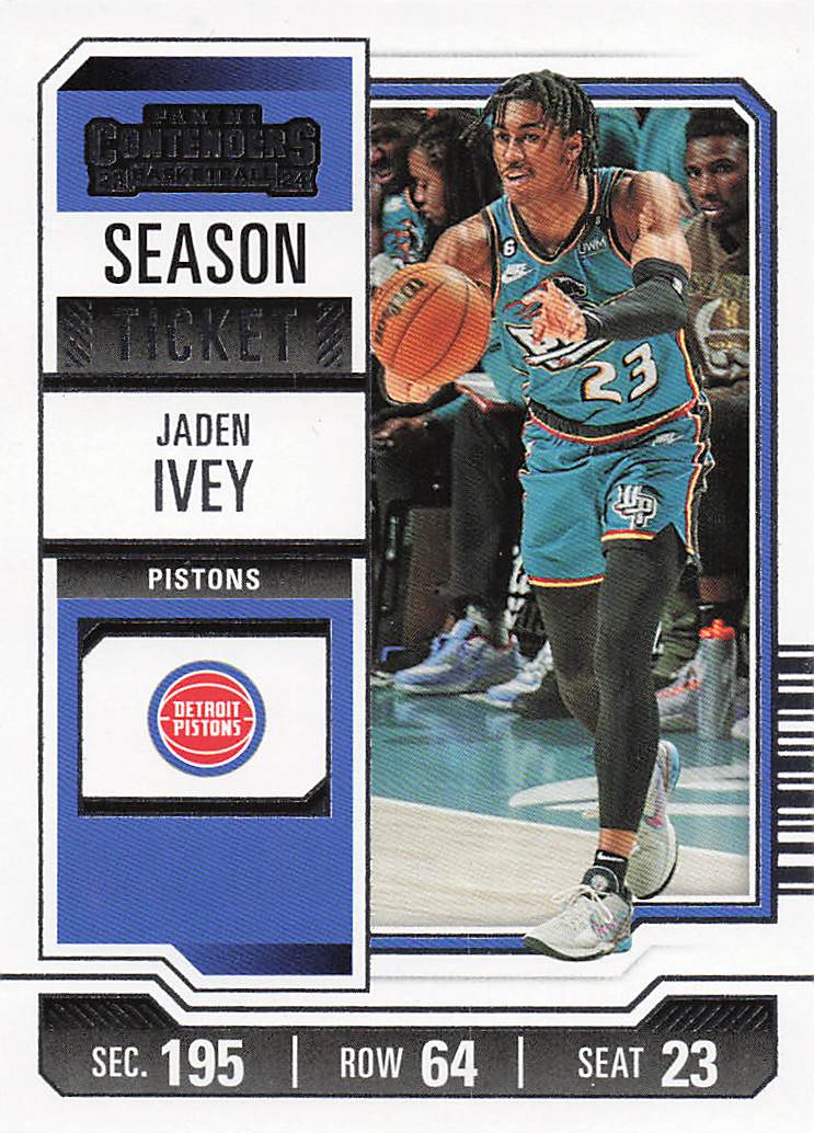 2023-24 Panini Contenders Basketball Season Ticket Retail Jaden Ivey #44