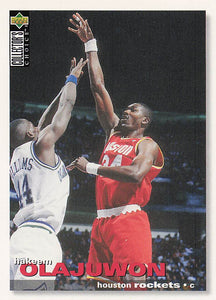 1995-96 Collector's Choice Basketball Hakeem Olajuwon #265