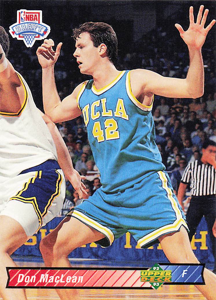 1992-93 Upper Deck Basketball Don MacLean #16 Rookie