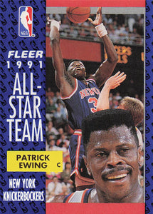 1991-92 Fleer Basketball Patrick Ewing #215