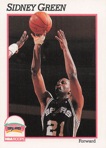 1991-92 Hoops Basketball Sidney Green #191