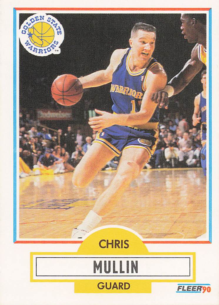1990-91 Fleer Basketball Chris Mullin #66