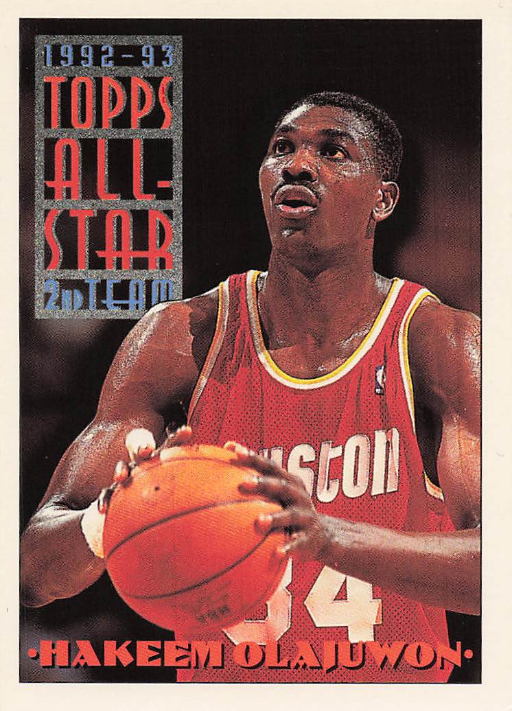 1993-94 Topps Basketball Hakeem Olajuwon #116