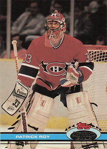1991-92 Stadium Club Hockey Patrick Roy #107