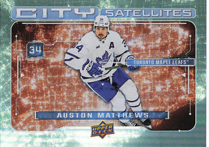 2024-25 Upper Deck Hockey City Satellites Auston Matthews #CS-20