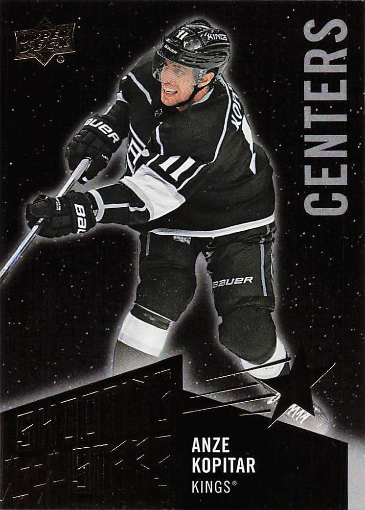 2018-19 Upper Deck Hockey Shooting Stars Centers Black Anze Kopitar #SSC-6