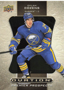 2020-21 Upper Deck Hockey Ovation Dylan Cozens #O-44
