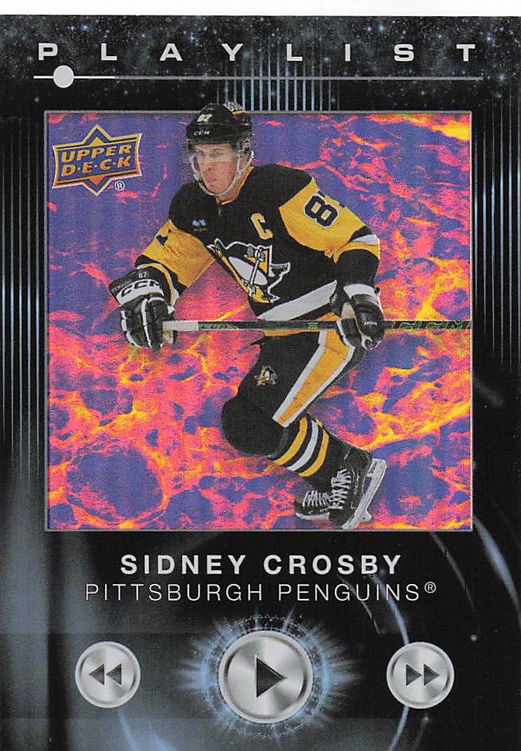 2024-25 Upper Deck Hockey Playlist Sidney Crosby #PL-7