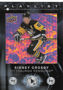 2024-25 Upper Deck Hockey Playlist Sidney Crosby #PL-7