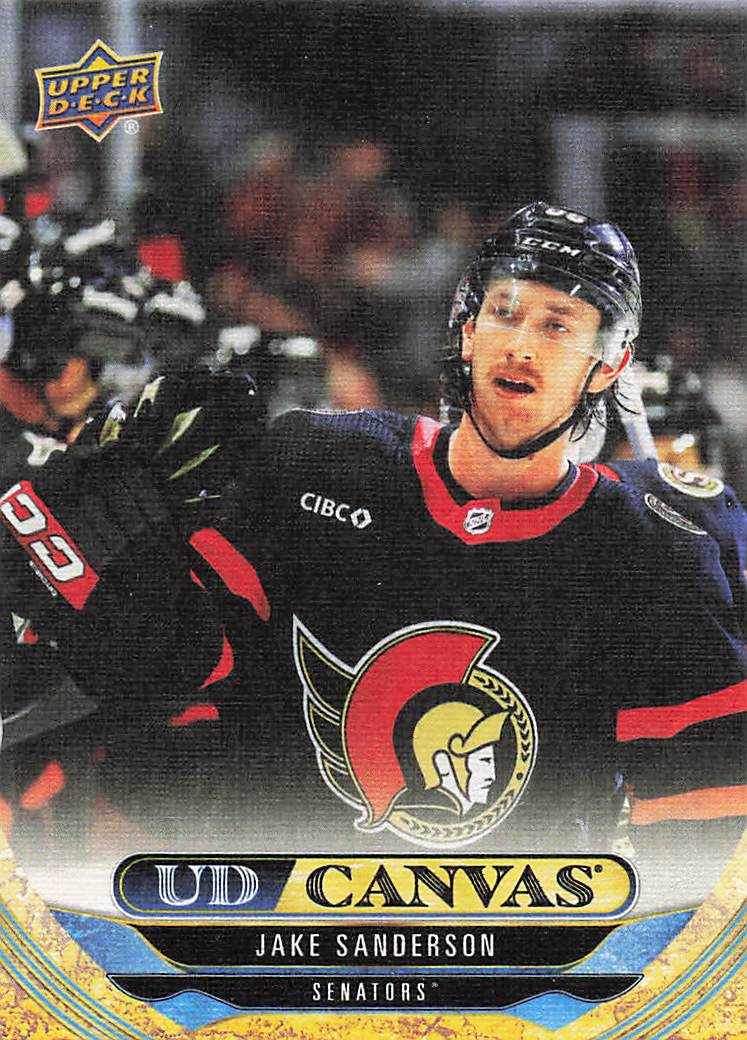 2024-25 Upper Deck Hockey UD Canvas Jake Sanderson #C180