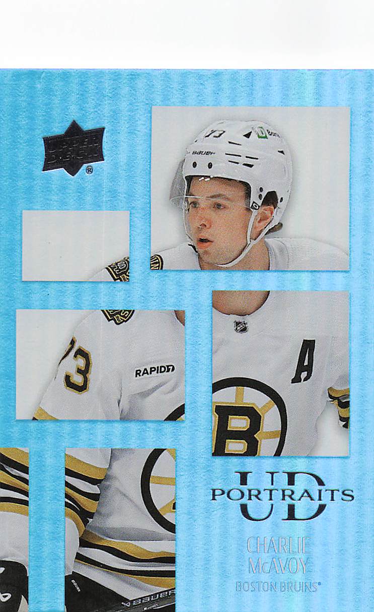 2024-25 Upper Deck Hockey UD Portraits Charlie McAvoy #P36