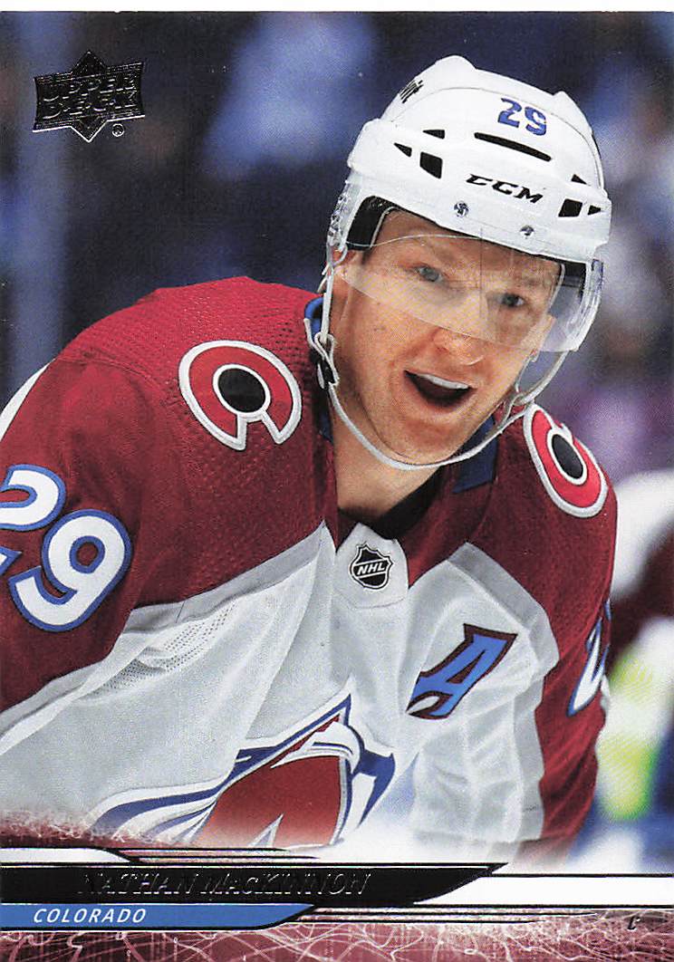 2024-25 Upper Deck Hockey Nathan MacKinnon #285