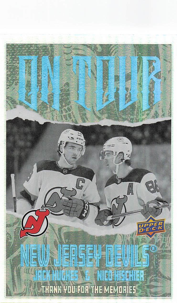 2024-25 Upper Deck Hockey On Tour Jack Hughes / Nico Hischier #OT-29