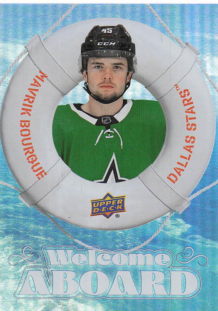 2024-25 Upper Deck Hockey Welcome Aboard Mavrik Bourque #WA-9