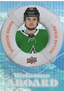 2024-25 Upper Deck Hockey Welcome Aboard Mavrik Bourque #WA-9