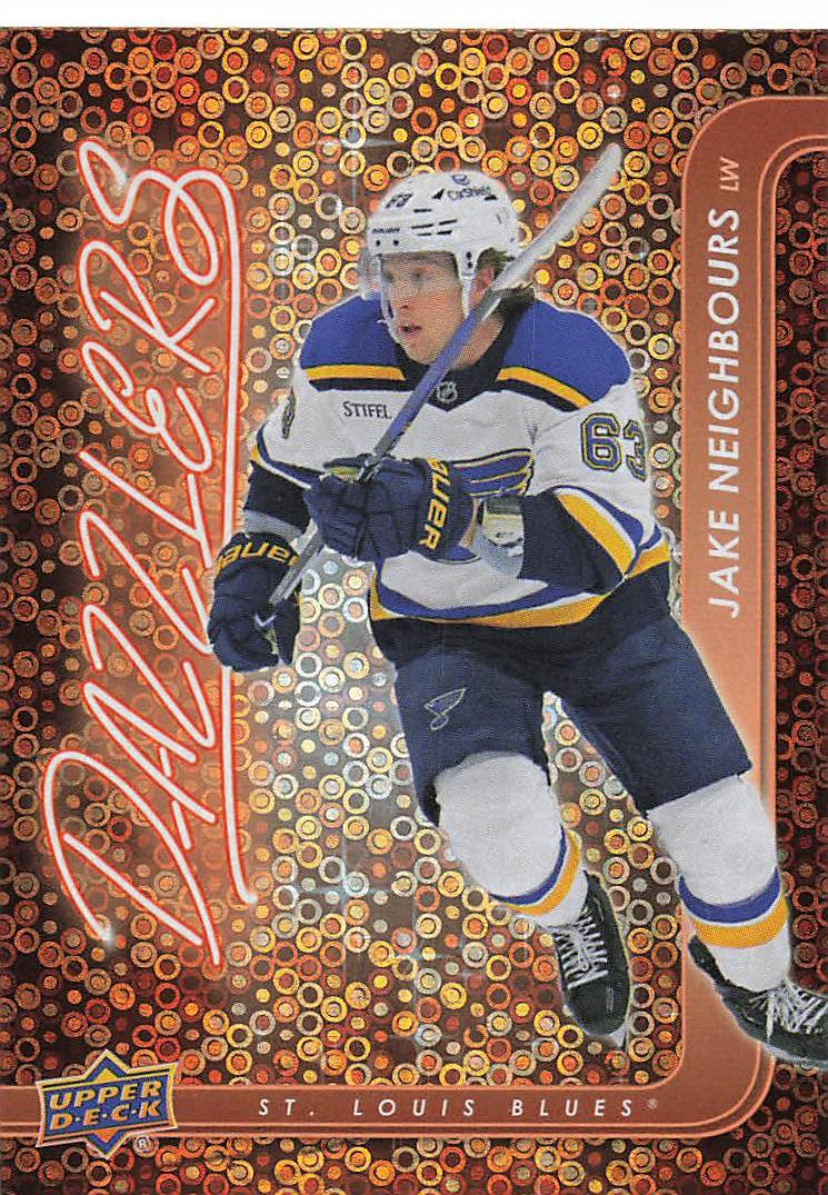 2024-25 Upper Deck Hockey Dazzlers Orange Jake Neighbours #DZ-99