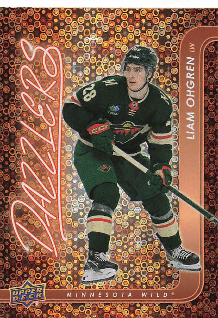 2024-25 Upper Deck Hockey Dazzlers Orange Liam Ohgren #DZ-63