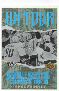 2024-25 Upper Deck Hockey On Tour Filip Forsberg / Roman Josi #OT-6