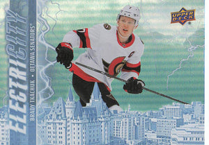 2024-25 Upper Deck Hockey ElectriCITY Brady Tkachuk #EC-25