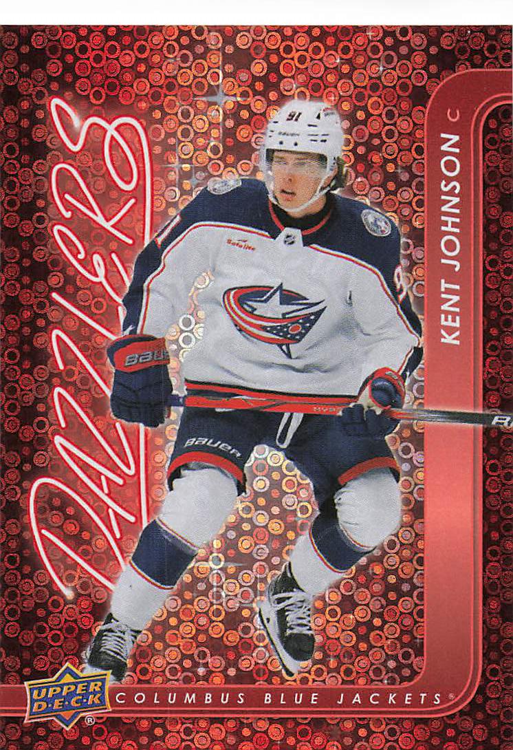 2024-25 Upper Deck Hockey Dazzlers Red Kent Johnson #DZ-83