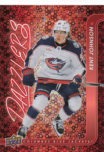 2024-25 Upper Deck Hockey Dazzlers Red Kent Johnson #DZ-83
