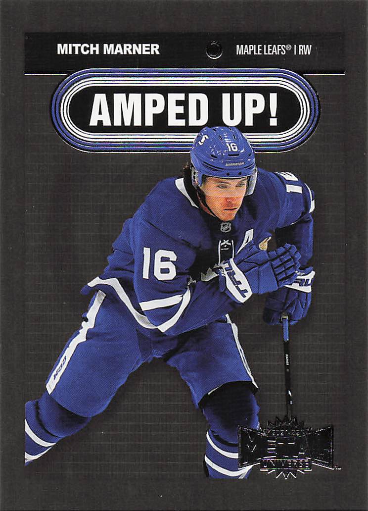 2021-22 SkyBox Metal Universe Hockey Amped Up Mitch Marner #AU-18