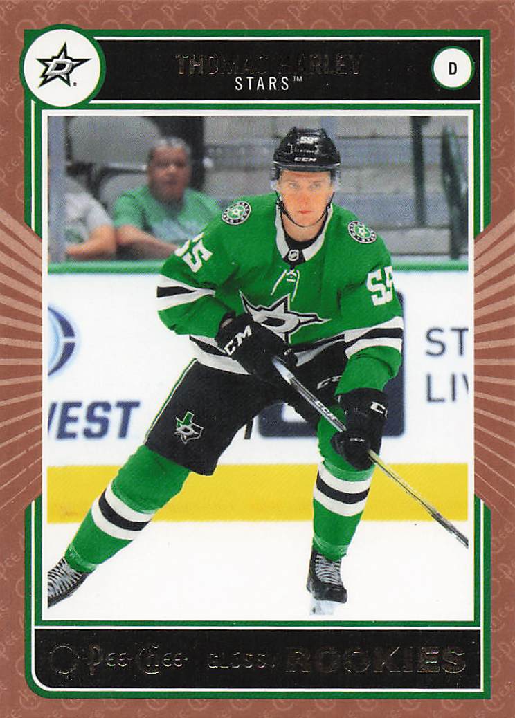 2020-21 Upper Deck Hockey O-Pee-Chee Glossy Rookies Bronze Thomas Harley #R-16