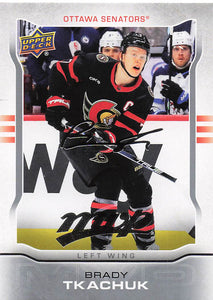 2024-25 Upper Deck MVP Hockey 10th Anniversary Brady Tkachuk #MR-10