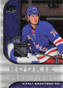 2020-21 Upper Deck Trilogy Hockey Rookie Renditions Vitali Kravtsov #RR-5
