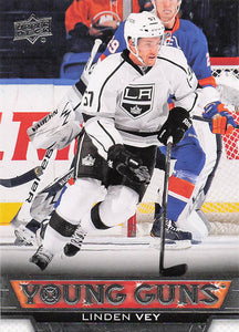 2013-14 Upper Deck Hockey Linden Vey #465 Rookie