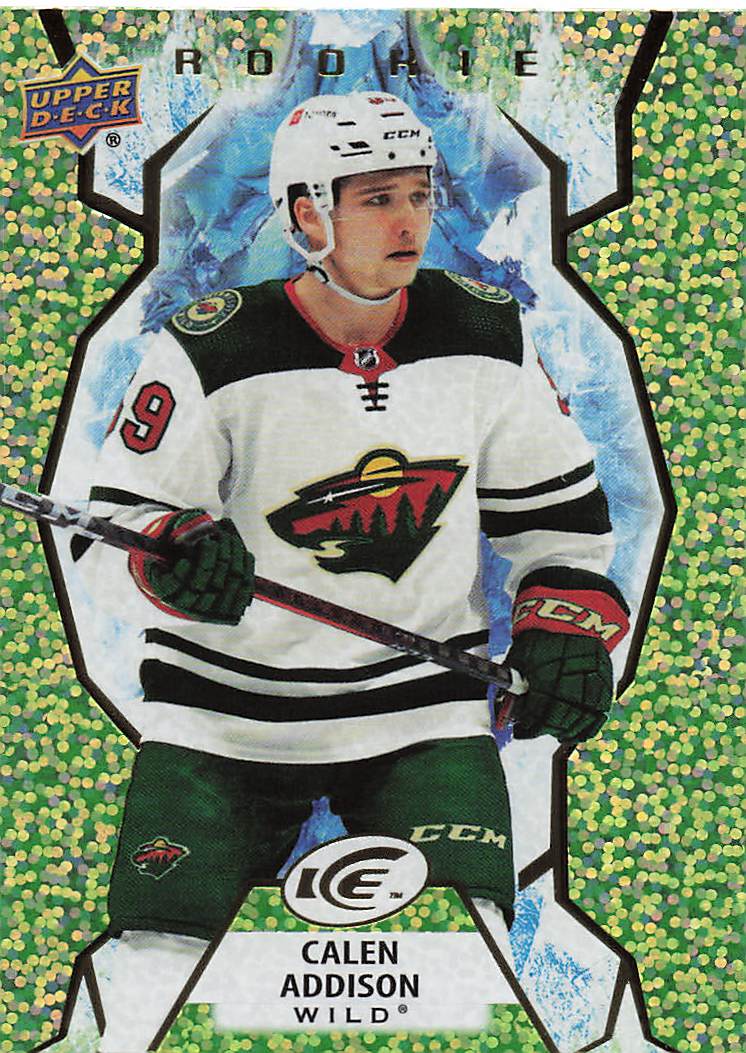 2021-22 Upper Deck Ice Hockey Green Calen Addison #215 Rookie