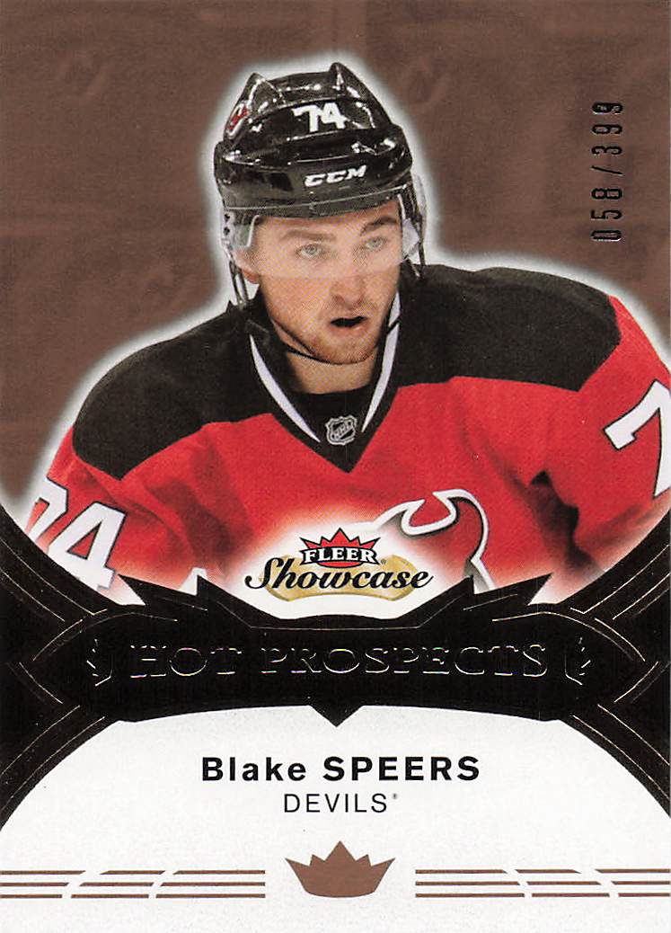 2016-17 Fleer Showcase Hockey 058/399 Blake Speers #139 Rookie