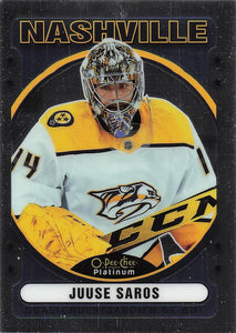 2021-22 O-Pee-Chee Platinum Hockey Retro Juuse Saros #R-28