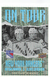 2024-25 Upper Deck Hockey On Tour Artemi Panarin / Alexis Lafreniere #OT-22