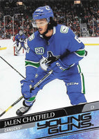 2020-21 Upper Deck Hockey UD High Gloss Jalen Chatfield #452 Rookie