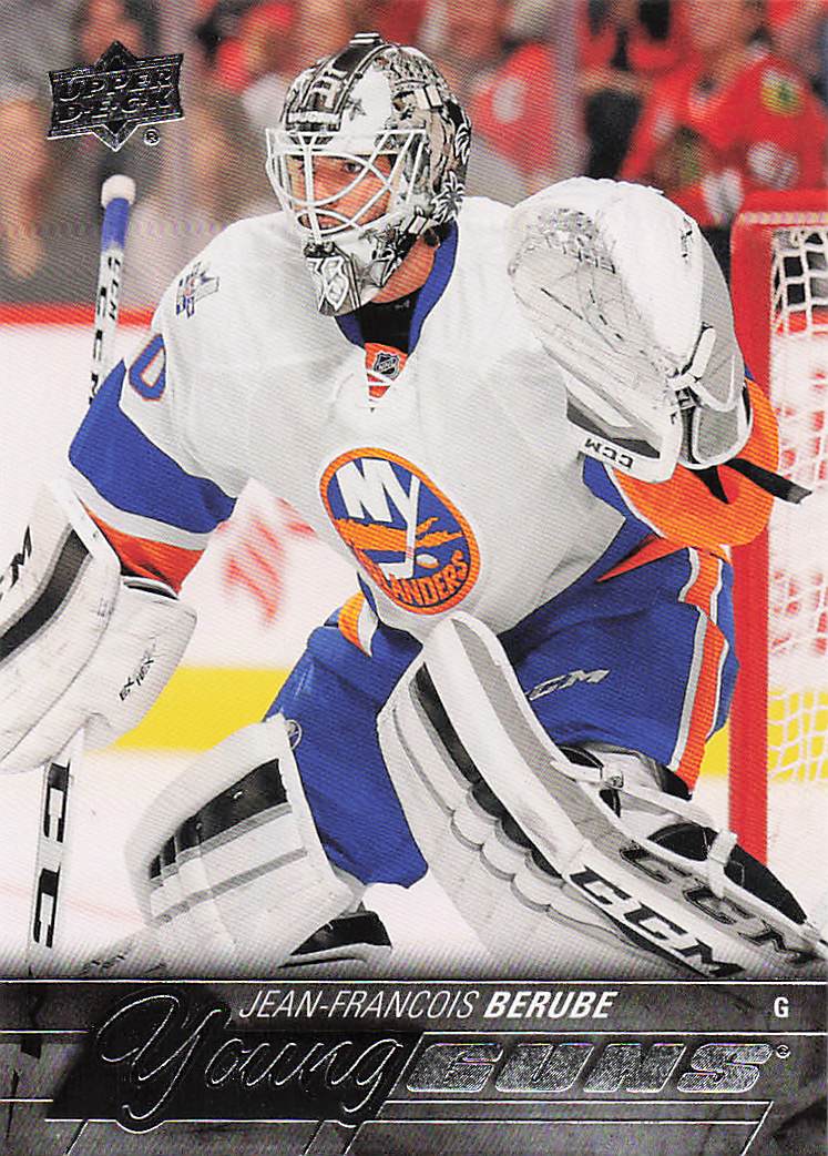 2015-16 Upper Deck Hockey Jean-Francois Berube #242 Rookie