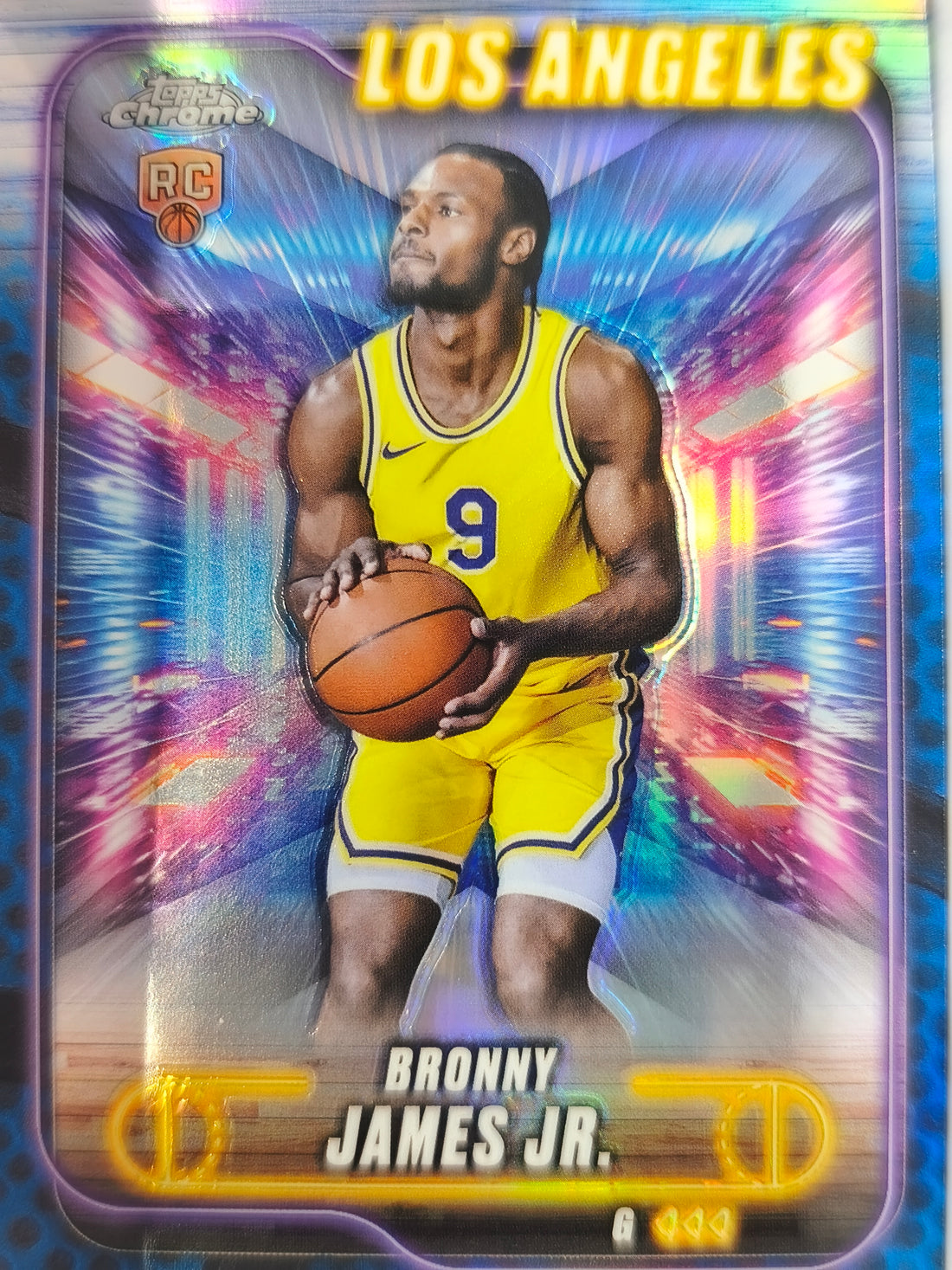 2024-25 Topps Chrome Basketball Bronny James Jr. #149 Rookie