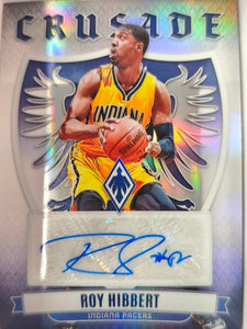 2023-24 Panini Phoenix Basketball Crusade Signatures Roy Hibbert #CS-HIB
