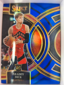 2023-24 Panini Select Basketball Blue Prizms Gradey Dick #126 Rookie