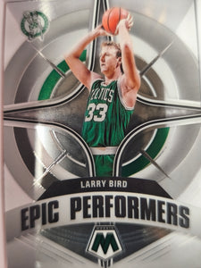 2021-22 Panini Mosaic Basketball Epic Performers Larry Bird #12