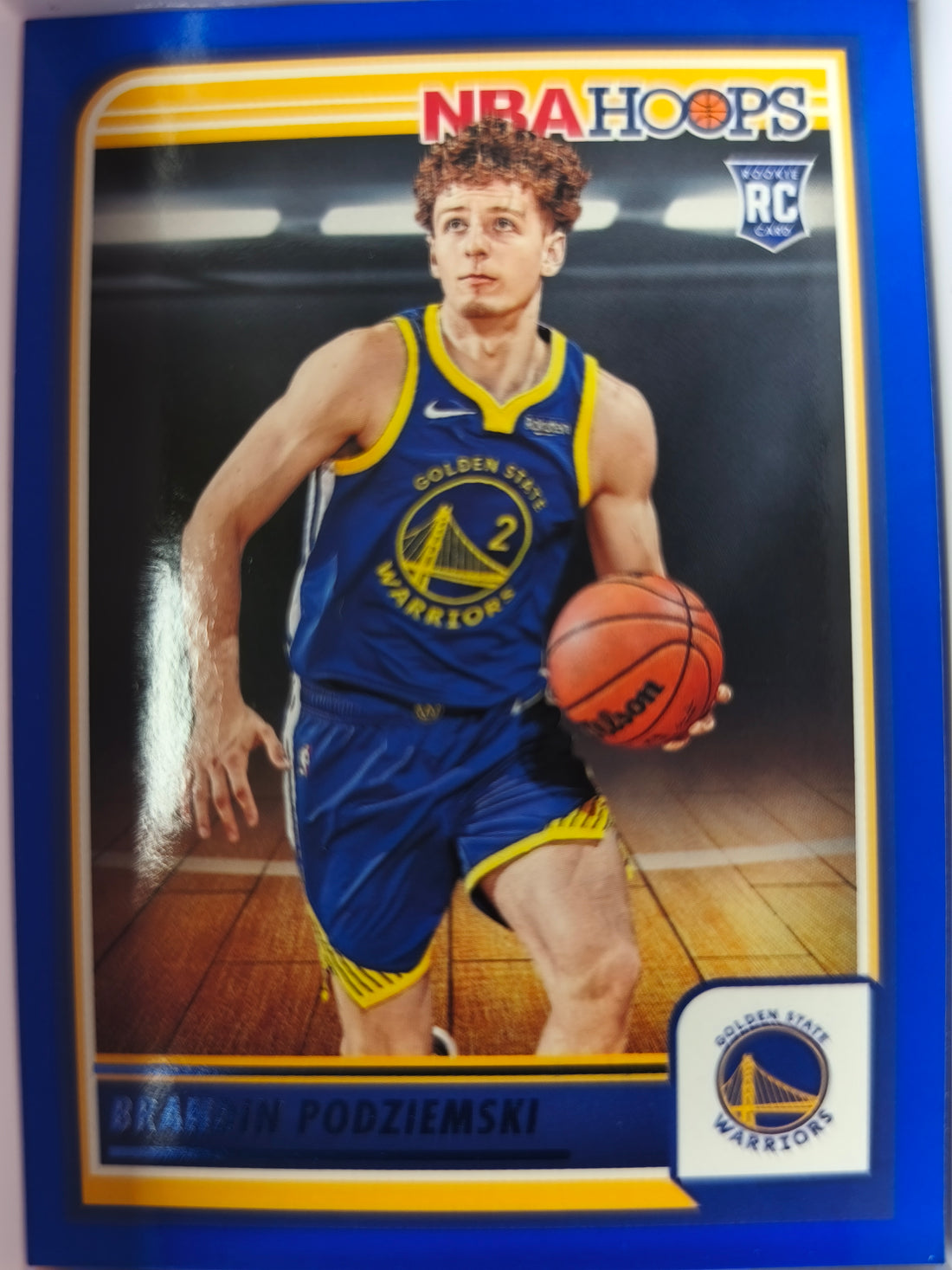 2023-24 Hoops Basketball Blue Brandin Podziemski #264 Rookie