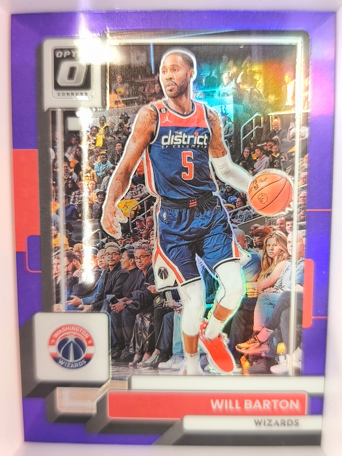 2022-23 Donruss Optic Basketball Purple Will Barton #166